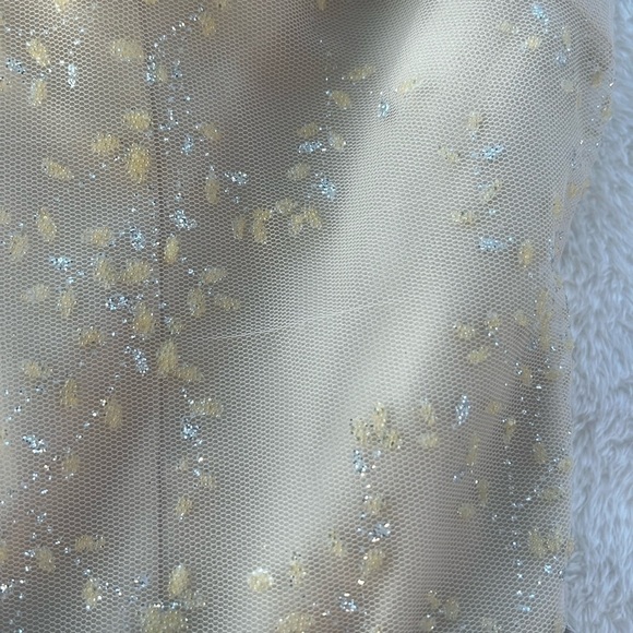 Terani Couture NWT Champagne Tulle Cocktail Dress Wedding Guest Size 6 - Picture 4 of 16